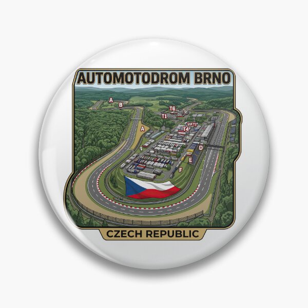 Item preview, Brno Circuit Legendary Motorsport Track designed and sold by enzoade.