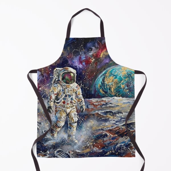 Item preview, Astronaut on the Moon Cosmic Expressionist designed and sold by JonelleTshirts.