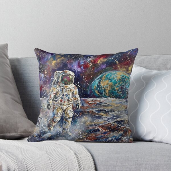 Item preview, Astronaut on the Moon Cosmic Expressionist designed and sold by JonelleTshirts.