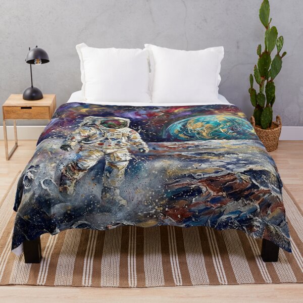 Item preview, Astronaut on the Moon Cosmic Expressionist designed and sold by JonelleTshirts.