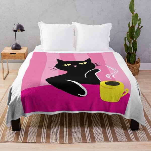 Item preview, cat & coffee designed and sold by Kasia1987t.