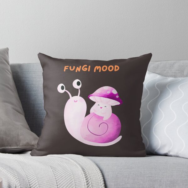 Item preview, Fungi Mood - Funny Mushroom and Snail designed and sold by ZenReiArt.