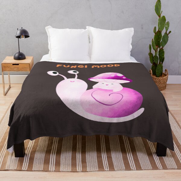 Item preview, Fungi Mood - Funny Mushroom and Snail designed and sold by ZenReiArt.
