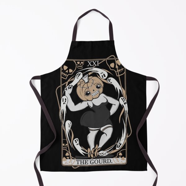 Item preview, The Gourd XXI - Pumpkin Tarot Card designed and sold by vonKowen.