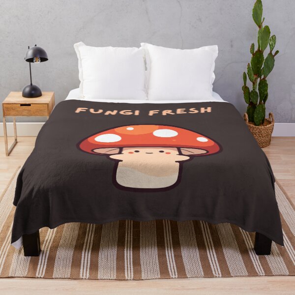 Item preview, Fungi Fresh - Cute and Funny Mushroom designed and sold by ZenReiArt.