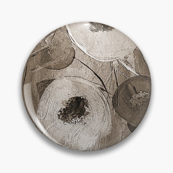 Item preview, Abstract Circular Flowers in Earthy Brown designed and sold by Artistestella.