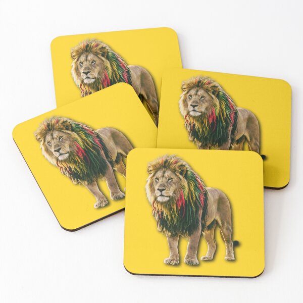Item preview, Rasta Lion Reggae Colors Wildlife Art Lion, JAH LOVE designed and sold by YOFANTZ!.