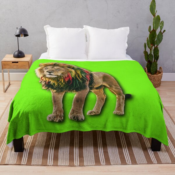 Item preview, Rasta Lion Reggae Colors Wildlife Art Lion, JAH LOVE designed and sold by YOFANTZ!.