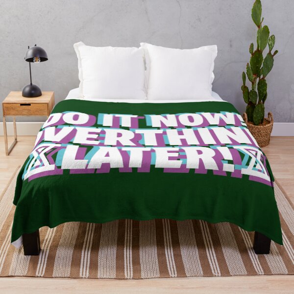 Item preview, Do It Now Overthink Later – Funny Overthinking Quote designed and sold by Plant On Demand.