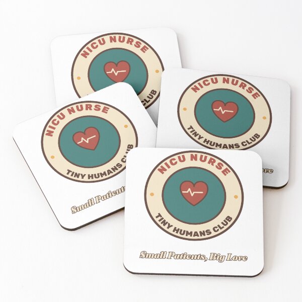 Item preview, NICU Nurse Small Patients Big Love Retro Badge designed and sold by Walli's.