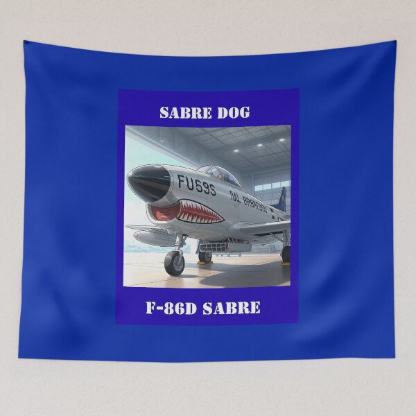 Aperçu de l'œuvre F86D Sabre Dog dans le hangar créée et vendue par HillC1985.