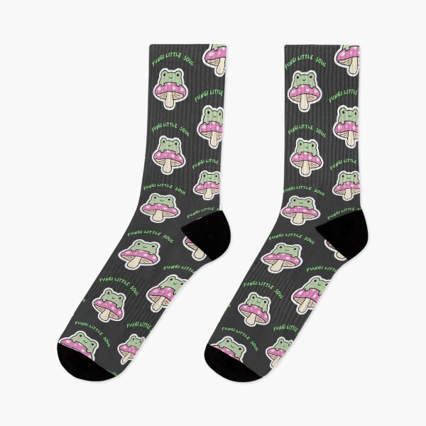 Item preview, Fungi Little Soul - Funny Frog and Mushroom Pun designed and sold by ZenReiArt.