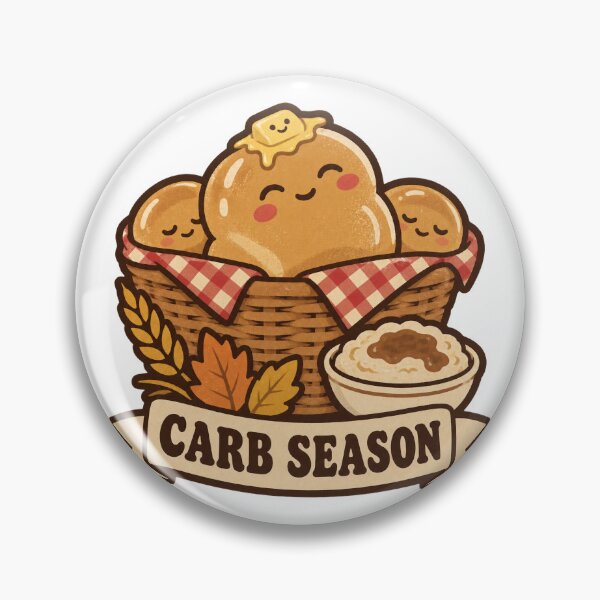 Item preview,  Funny Thanksgiving Carb Season – Cute Dinner Rolls Bread Lover Gift designed and sold by OMARFIRAS.