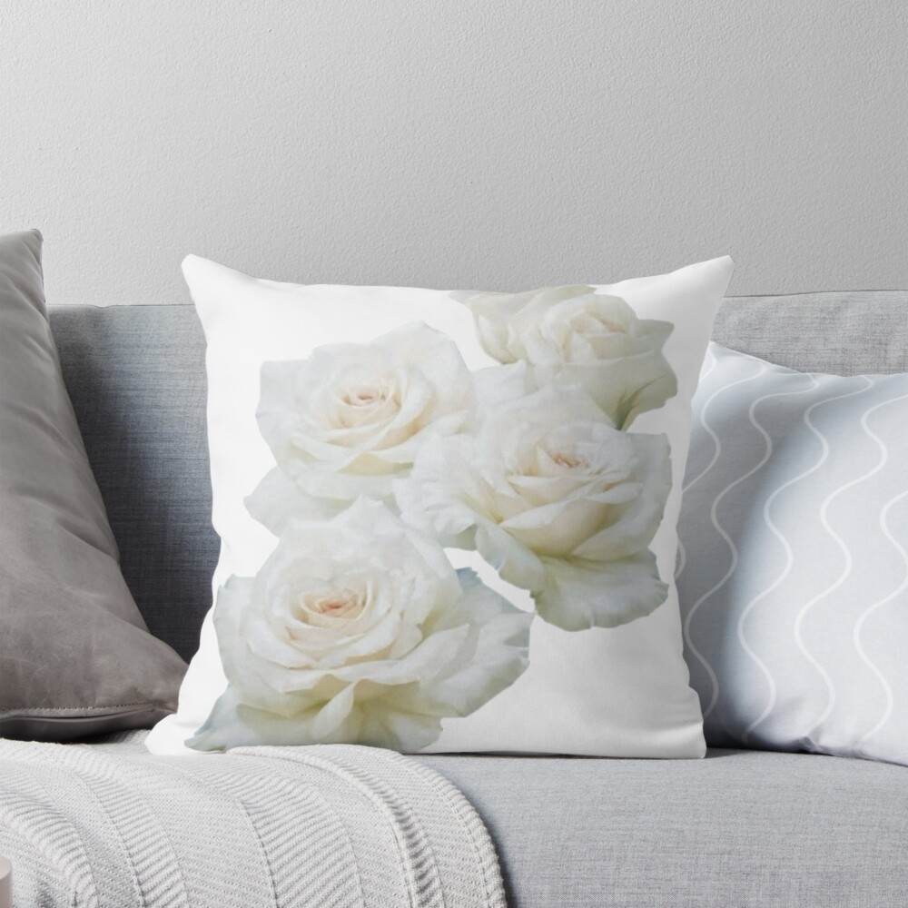 Item preview, Throw Pillow designed and sold by Cherry Bunny Crochet.