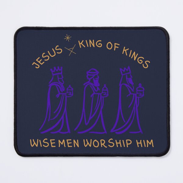 Item preview, Jesus King of Kings Christmas Three Wise Men Worship Him Christian Holiday designed and sold by Forevermore.