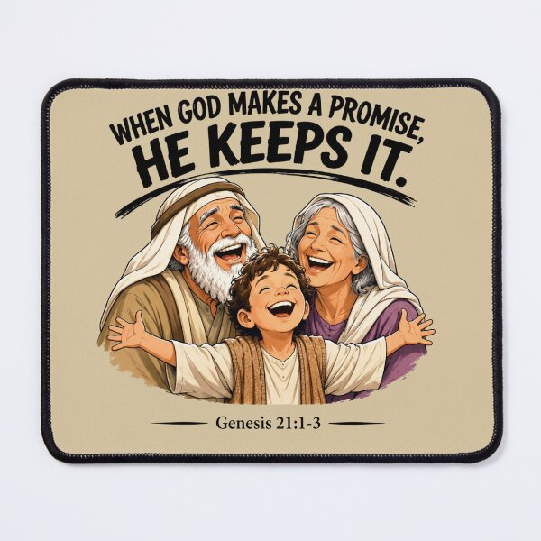 Item preview, When God Makes a Promise, He Keeps It | Genesis 21:1-3 | Christian Bible Design Inspired by Abraham, Sarah & Isaac designed and sold by JEFFCORA.