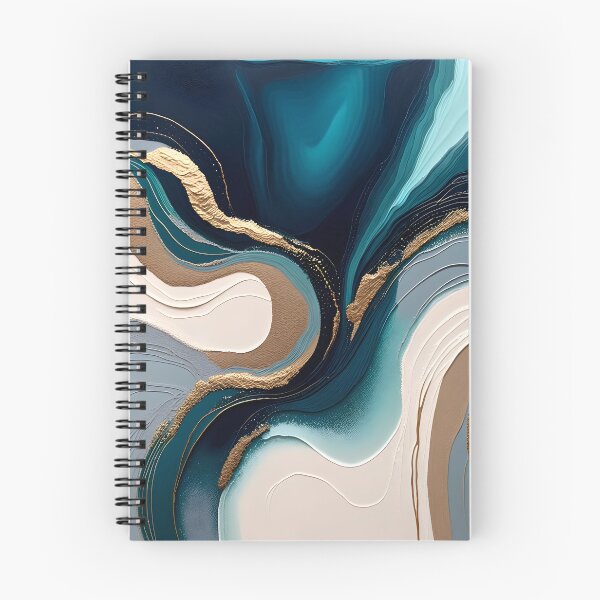Item preview, Evergreen After Dark — Abstract Teal & Gold designed and sold by Gilded Current .