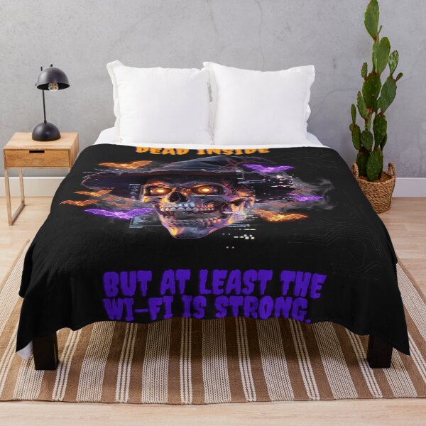 Item preview, Dead Inside Wi-Fi Strong Halloween designed and sold by KempNordStudio.