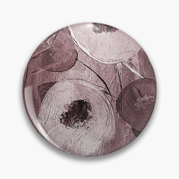 Item preview, Abstract Circular Flowers in Earthy Maroon designed and sold by Artistestella.