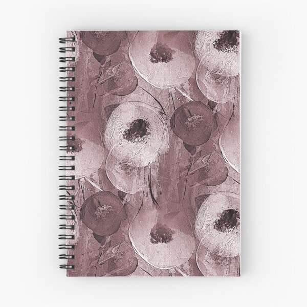 Item preview, Abstract Circular Flowers in Earthy Maroon designed and sold by Artistestella.