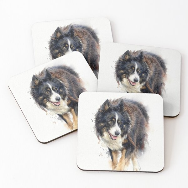 Item preview, Border collie dog painting  designed and sold by AnthonyThomas.