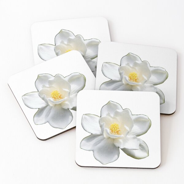 Item preview, White and Yellow Gardenia designed and sold by Cherry Bunny Crochet.