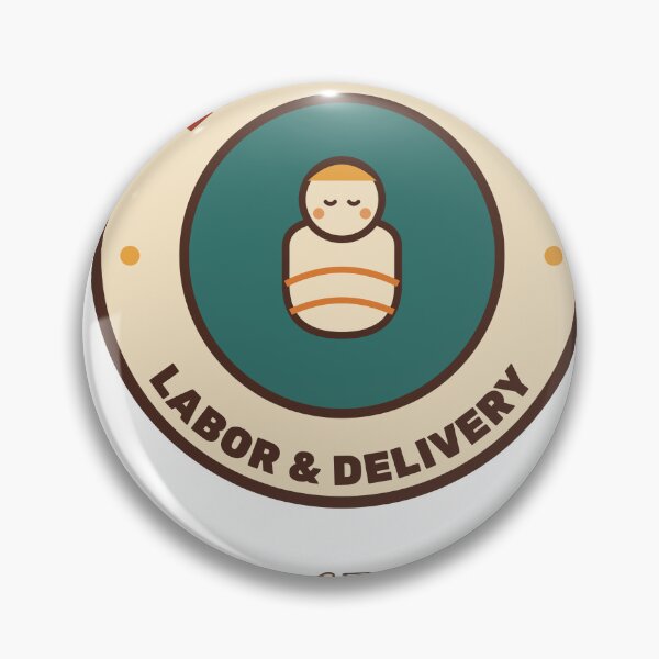 Item preview, Labor and Delivery Nurse Professional Baby Catcher Retro designed and sold by Walli's.