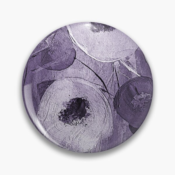 Item preview, Abstract Circular Flowers in Earthy Purple designed and sold by Artistestella.