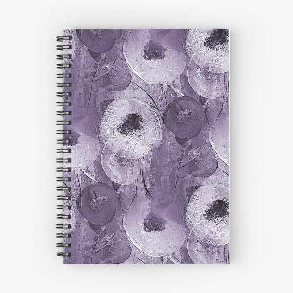 Item preview, Abstract Circular Flowers in Earthy Purple designed and sold by Artistestella.