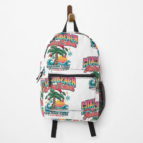 Item preview, Miami Beach Florida Christmas Shirt Palm Tree Holiday Festival Event Outfit designed and sold by IRON WINGS /USAF.