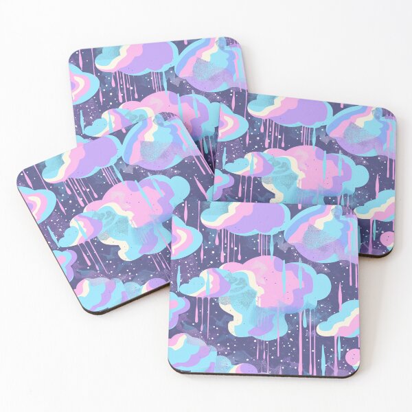 Item preview, Dripping Paint Pastel Clouds designed and sold by WyldLuna.