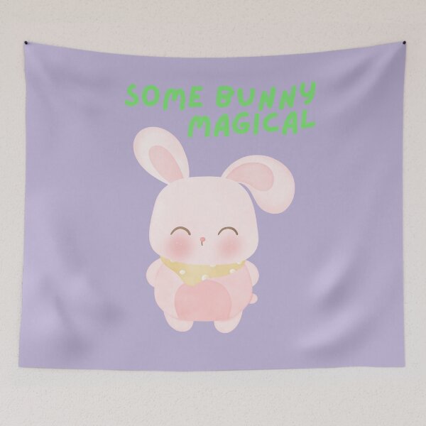Item preview, Some Bunny Magical - Cute Bunny Pun designed and sold by ZenReiArt.