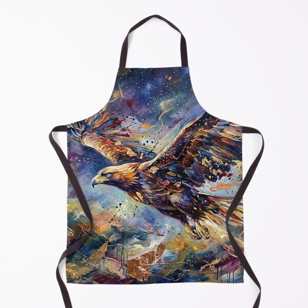 Item preview, Majestic Golden Eagle Expressionist Flight designed and sold by JonelleTshirts.