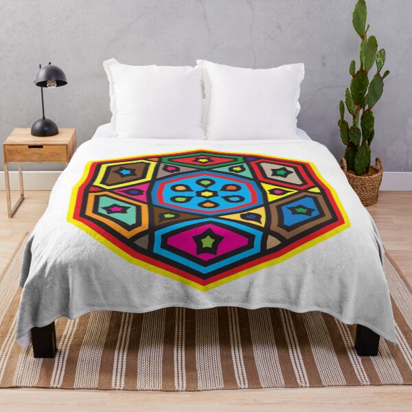 Item preview, Islamic Colourful Geometric Mandala Pattern Art-D1 designed and sold by GrafecShop.