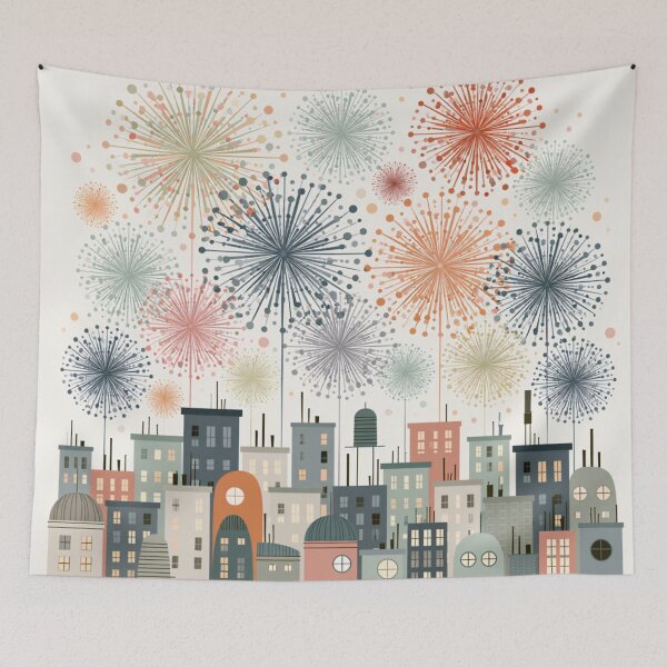 Item preview, Little Town, Big Magic designed and sold by bubblyrainbow.