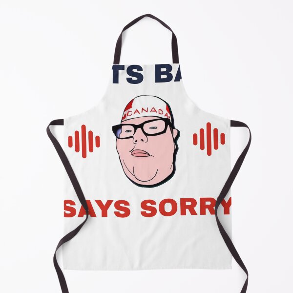 Item preview, Spits Bars, Says Sorry, Funny Polite Canadian Rapper designed and sold by TBoneBeatbox.