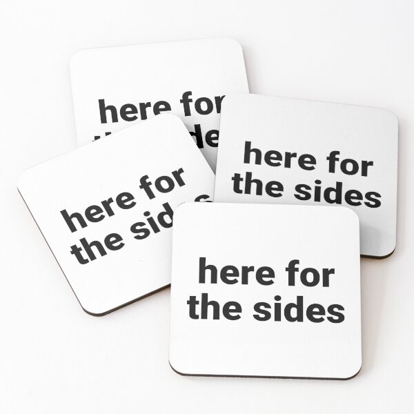 Item preview, Here For The Sides – Funny Thanksgiving Saying designed and sold by Text-based T-Shirts and Gifts.
