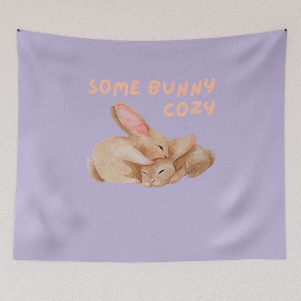 Item preview, Some Bunny Cozy - Cute Rabbit Pun designed and sold by ZenReiArt.