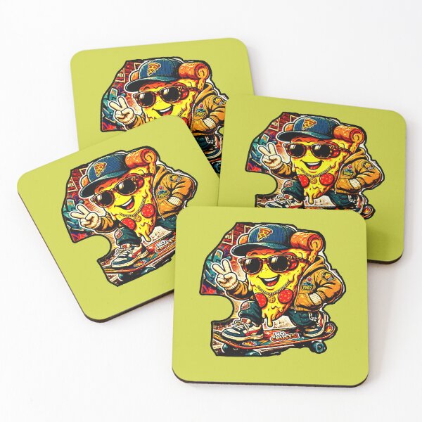 Item preview, Pizza Skate Glasses Cap Cool Funny Skateboard Retro Graffiti designed and sold by AstronautMerch.