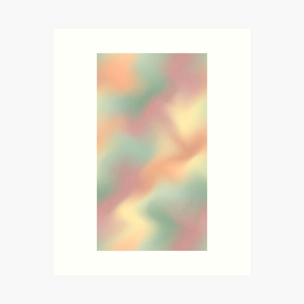 Item preview, Calm Pastel Aura Gradient Blur Pattern designed and sold by wallpapersarts.