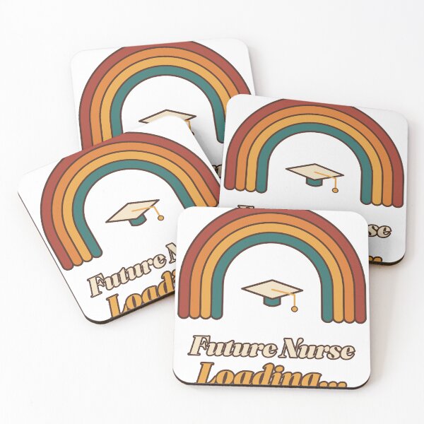 Item preview, Future Nurse Loading Retro Rainbow Nursing Student designed and sold by Walli's.