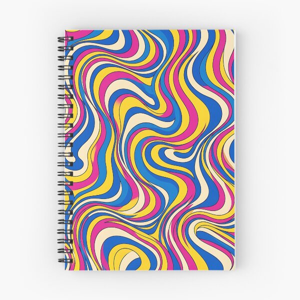 Item preview, Seamless Retro Pop Art Wavy Stripes Pattern designed and sold by wallpapersarts.