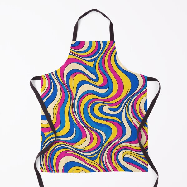 Item preview, Seamless Retro Pop Art Wavy Stripes Pattern designed and sold by wallpapersarts.