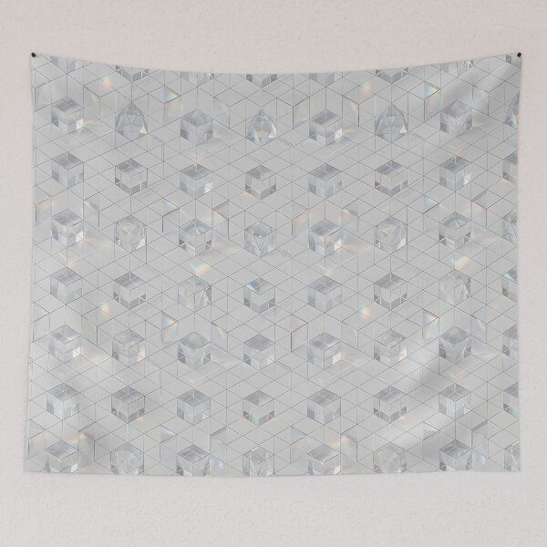 Item preview, Seamless Abstract Prismatic Light Refraction Pattern designed and sold by wallpapersarts.