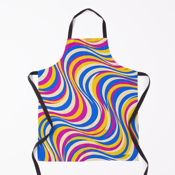 Item preview, Seamless Retro Pop Art Wavy Stripes Pattern designed and sold by wallpapersarts.