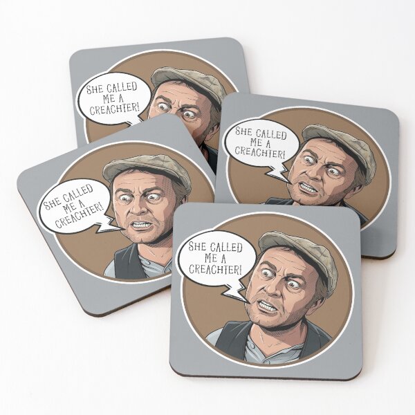 Item preview, Ernest T. Bass "She Called Me A Creachter!" Classic TV Quote designed and sold by Deviant Logic Design.