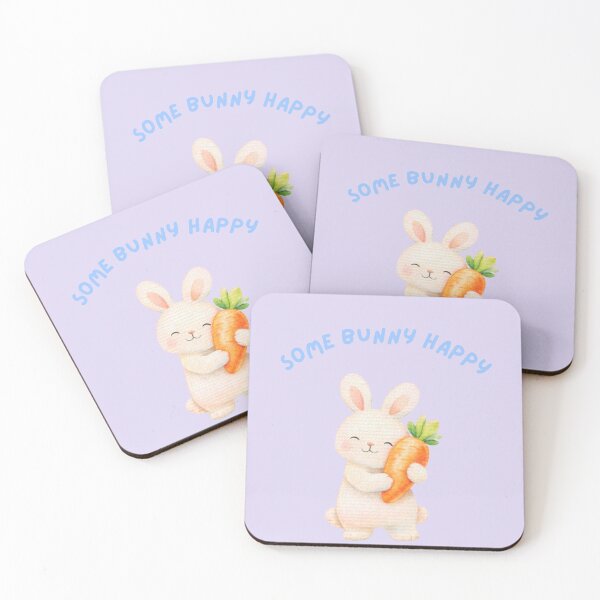 Item preview, Some Bunny Happy - Funny Pun designed and sold by ZenReiArt.