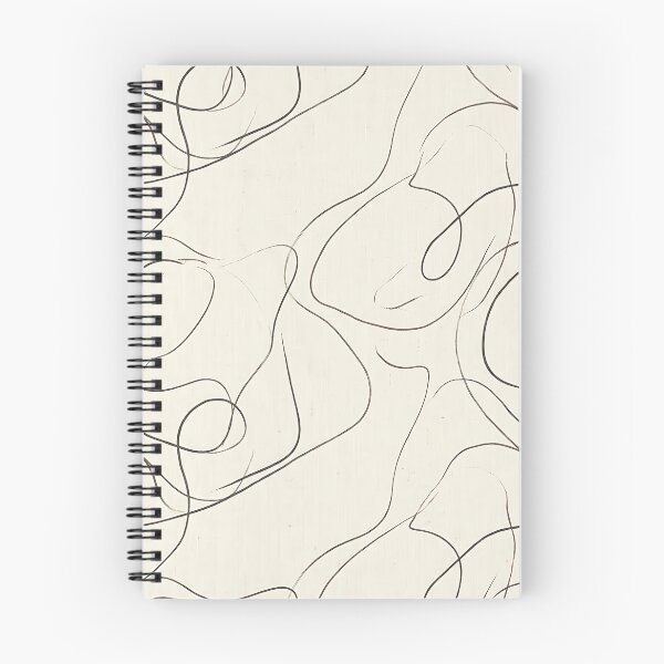 Item preview, Seamless Abstract Organic Fluid Line Art Pattern designed and sold by wallpapersarts.
