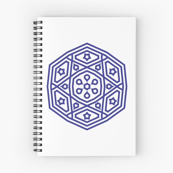 Item preview, Islamic Geometric Mandala Pattern Art-BLue designed and sold by GrafecShop.