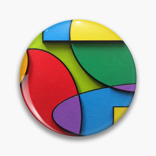 Item preview, Bold Colorful Geometric Abstract with Overlapping Circles and Squares designed and sold by ChrisButler.